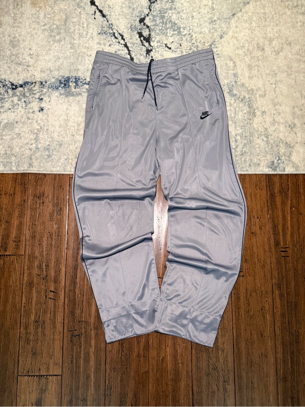 Vintage Nike Gray Track Pants – Size Large